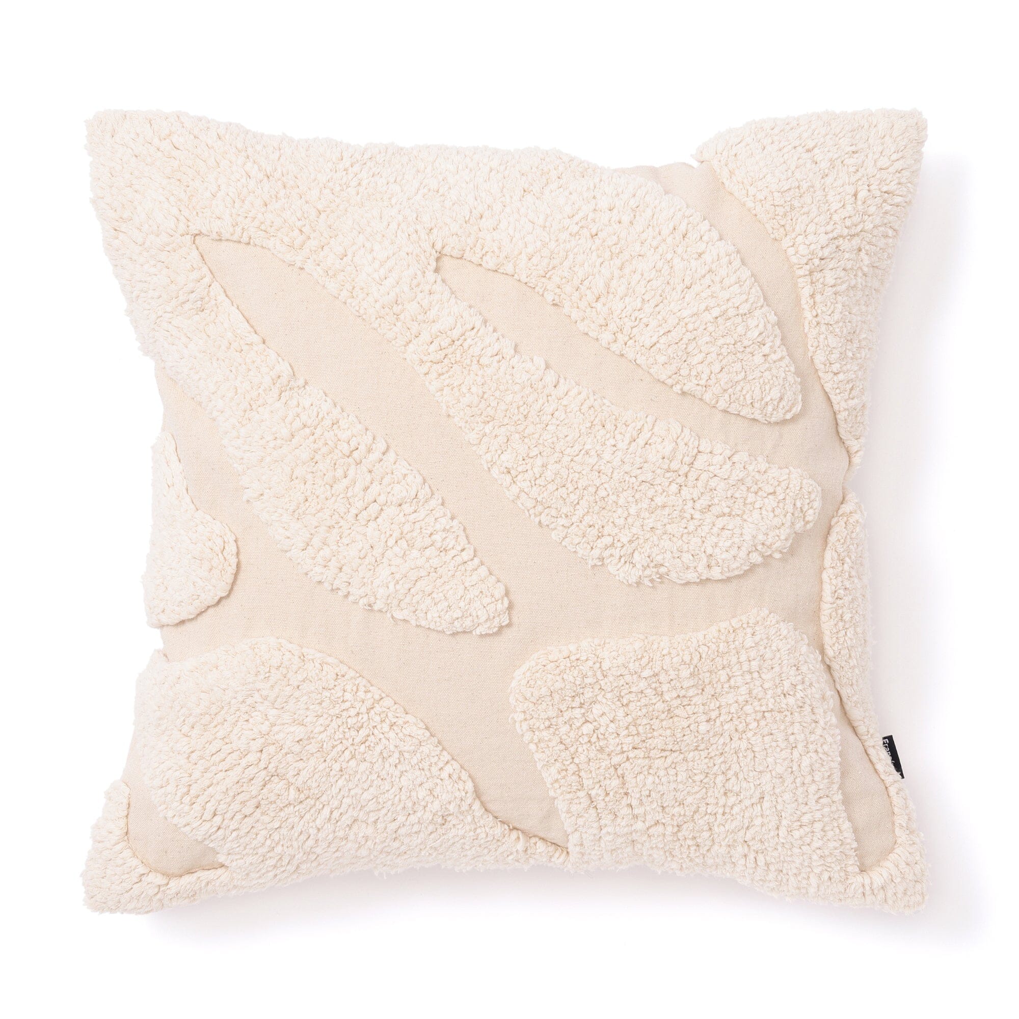 Tuft Drawing Cushion Cover 450X450 Natural