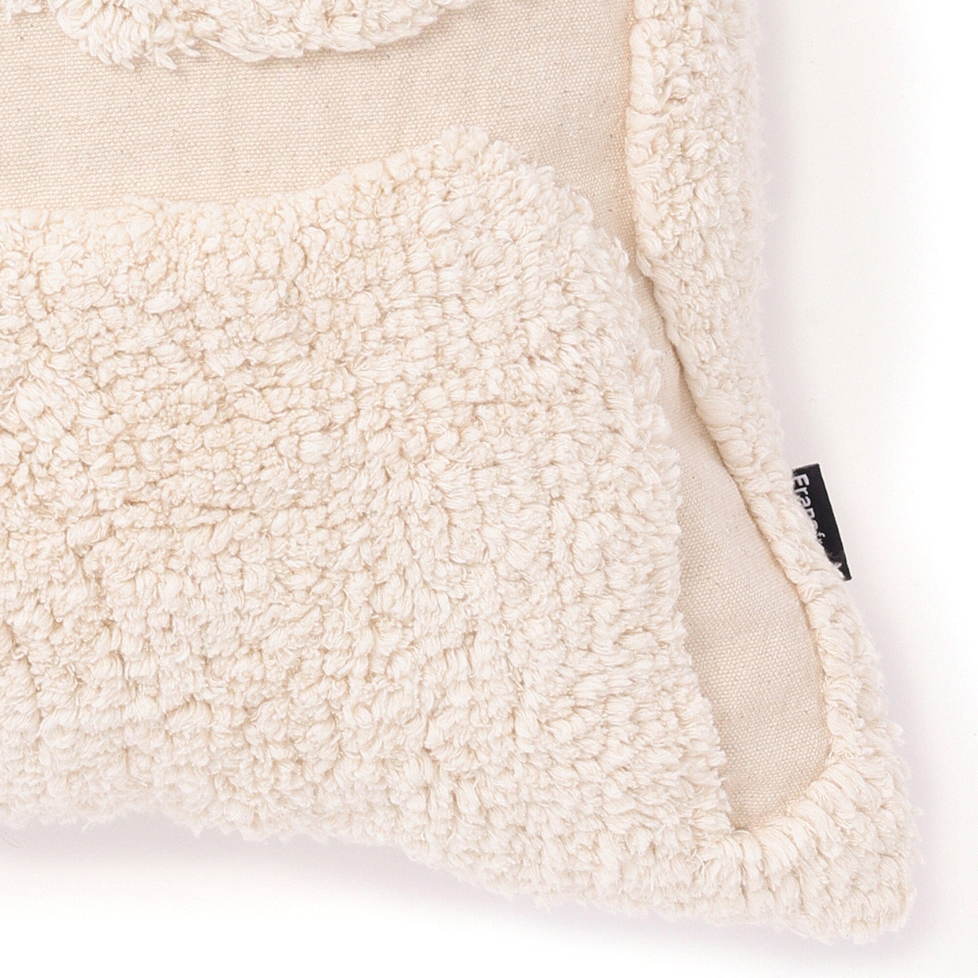 Tuft Drawing Cushion Cover 450X450 Natural