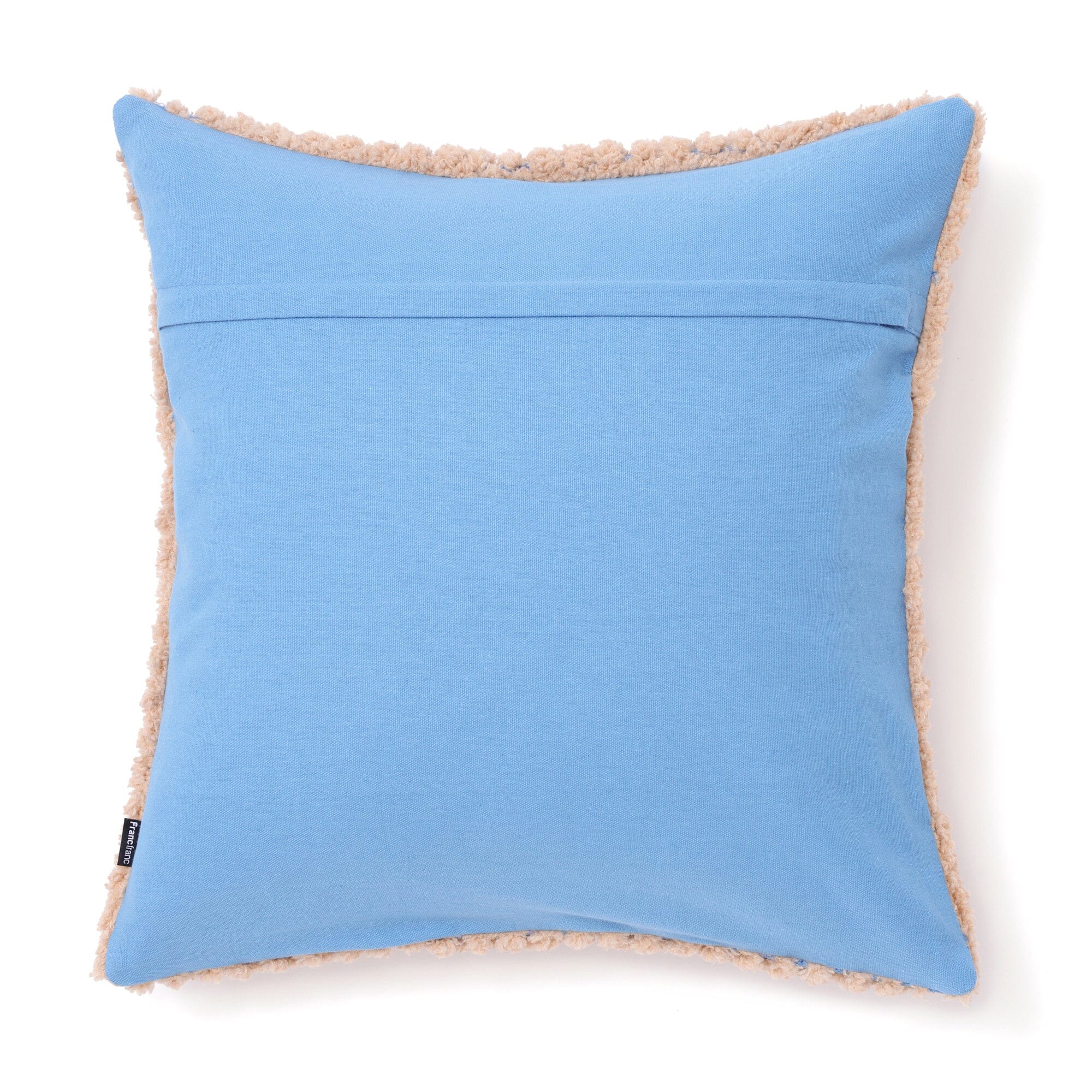 Tuft Check Cushion Cover 450X450 Pink X Blue