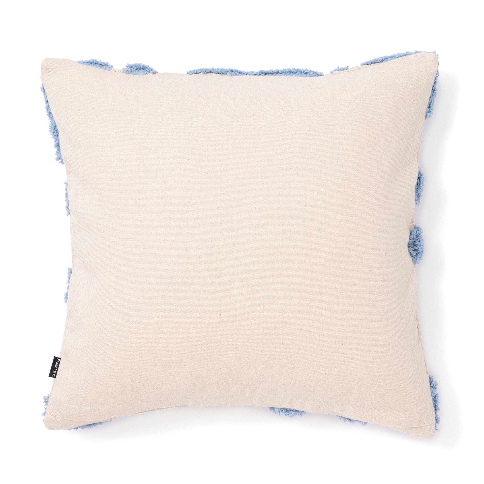 Tuft Drawing Cushion Cover 450X450 Blue
