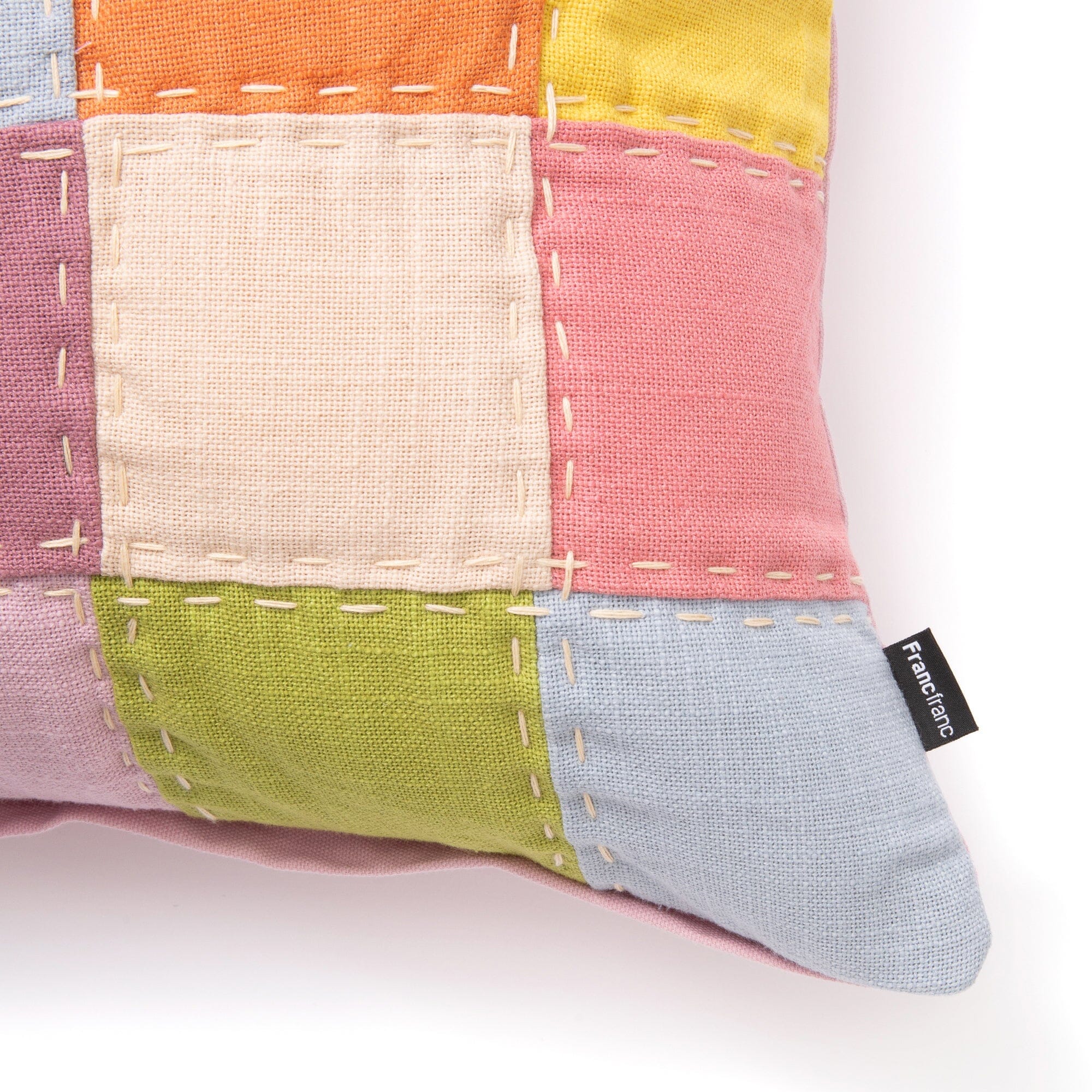Square Patchwork Cushion Cover 450X450 Multi
