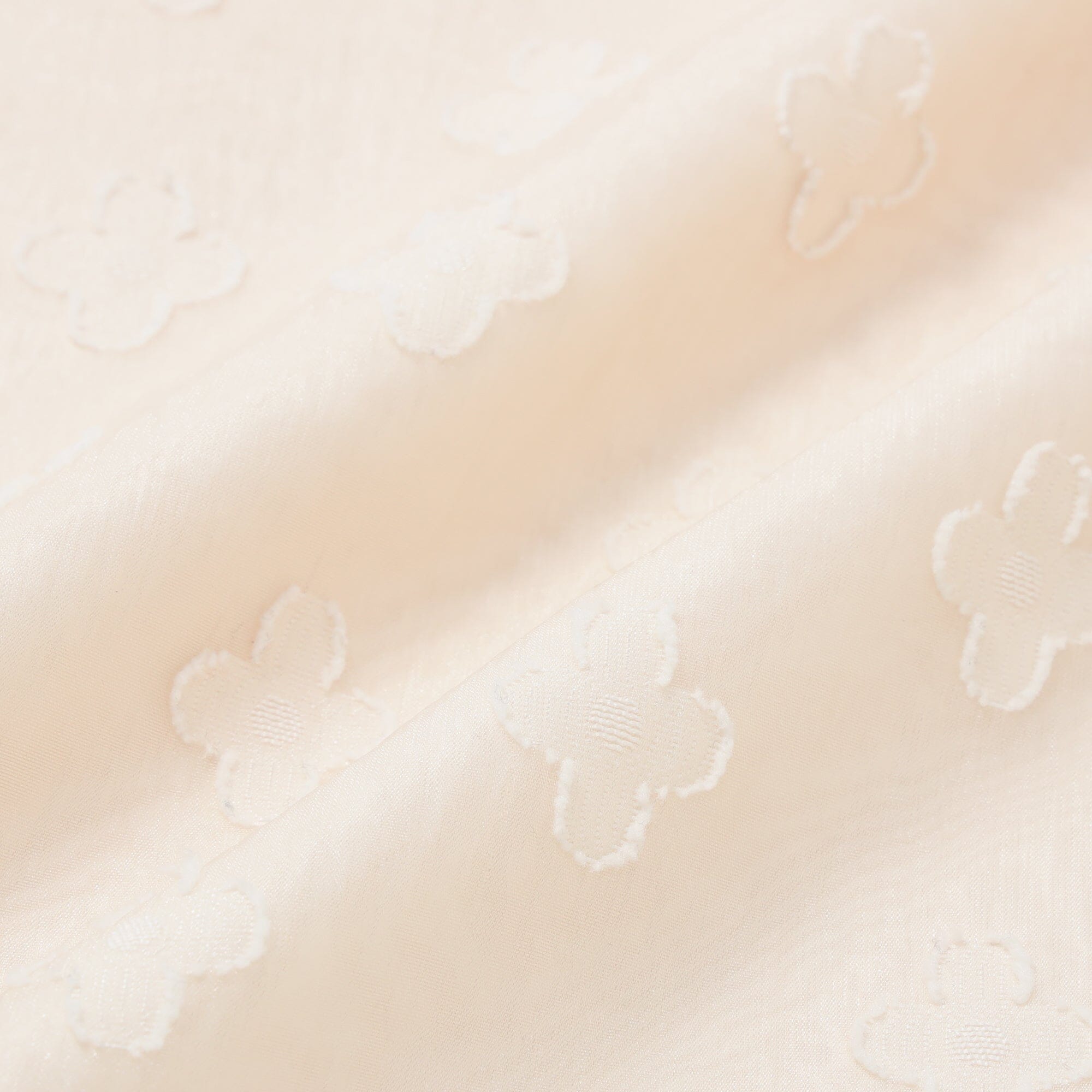 Jq Sheer Frill Cushion Cover 450X450 Ivory