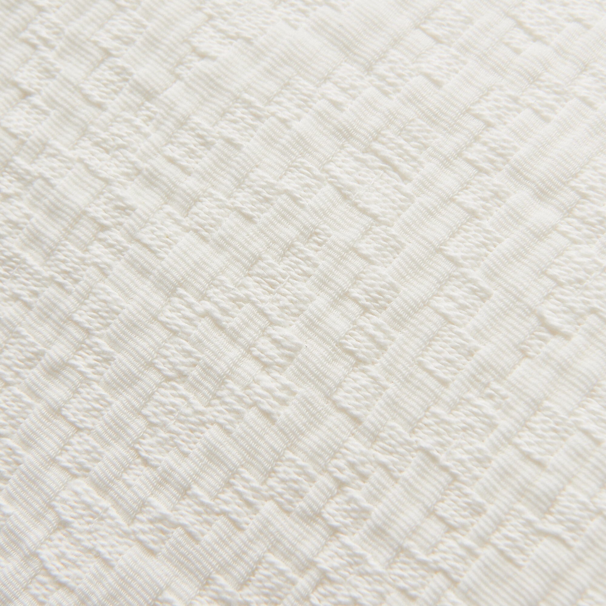 Diamond Fringe Cushion Cover 1000 X 450 White