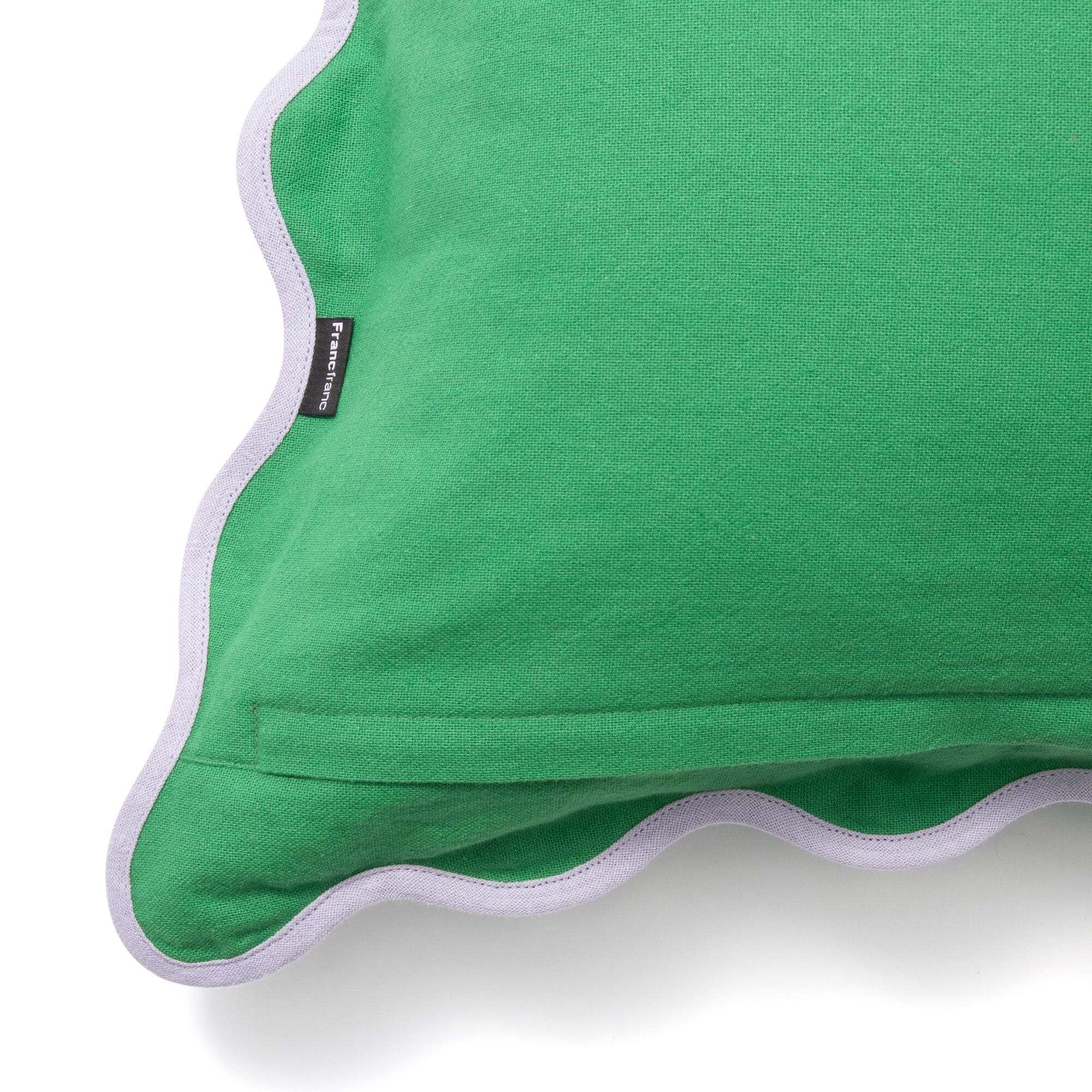 Bicolor Wave Cushion Cover 450X450 Green