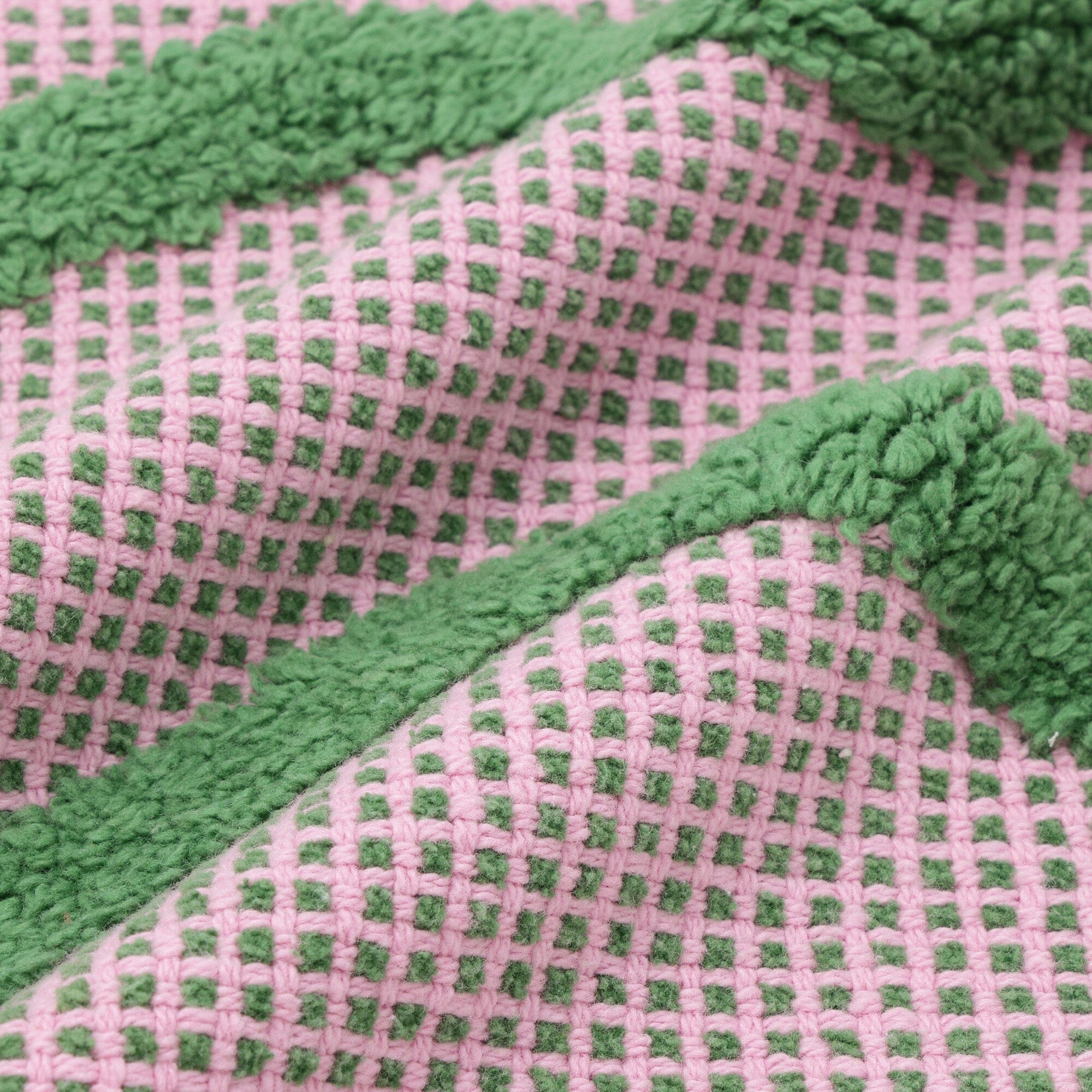 Tuft Drawing Cushion Cover 450X450 Pink X Green