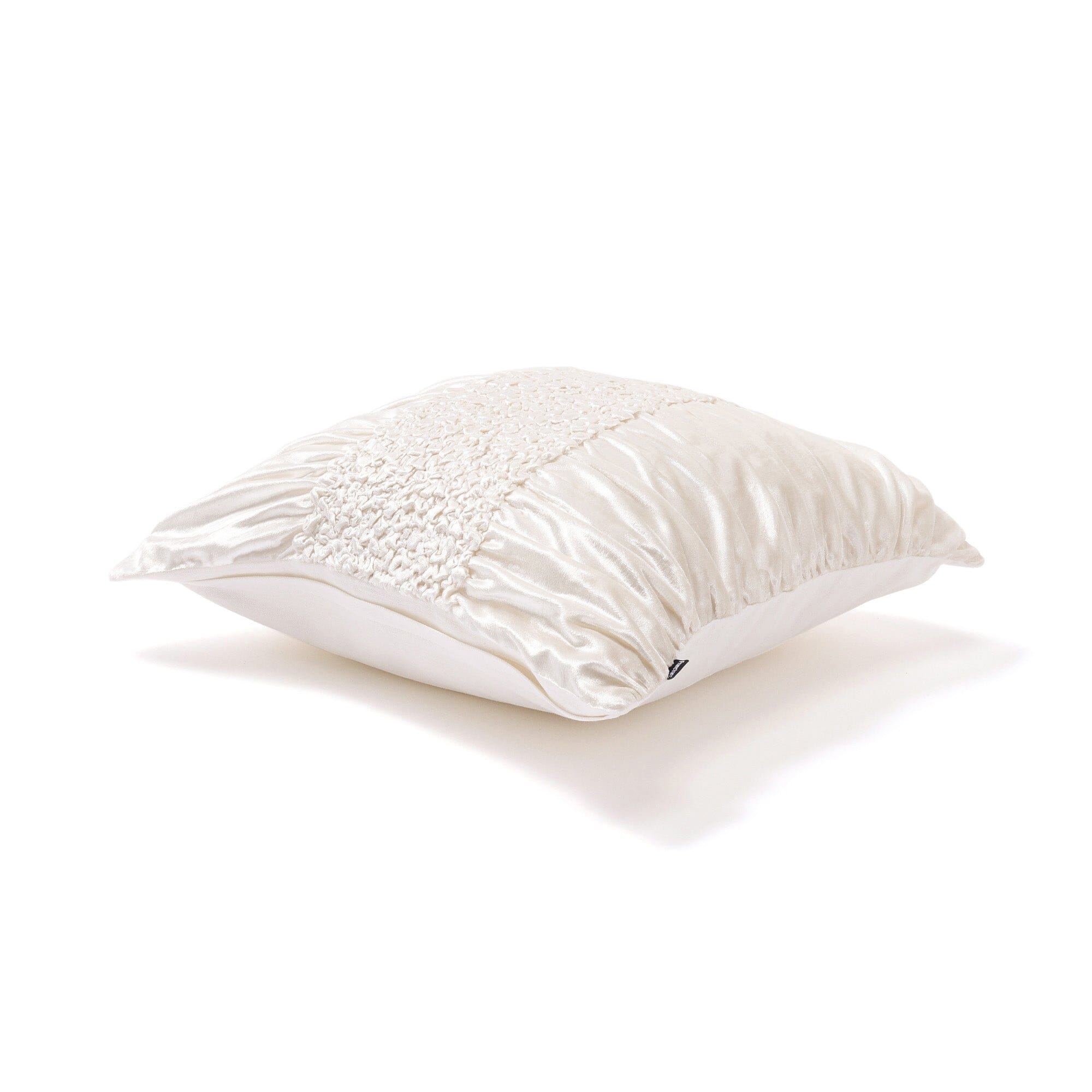 Smocking Cushion Cover 450 X 450 White