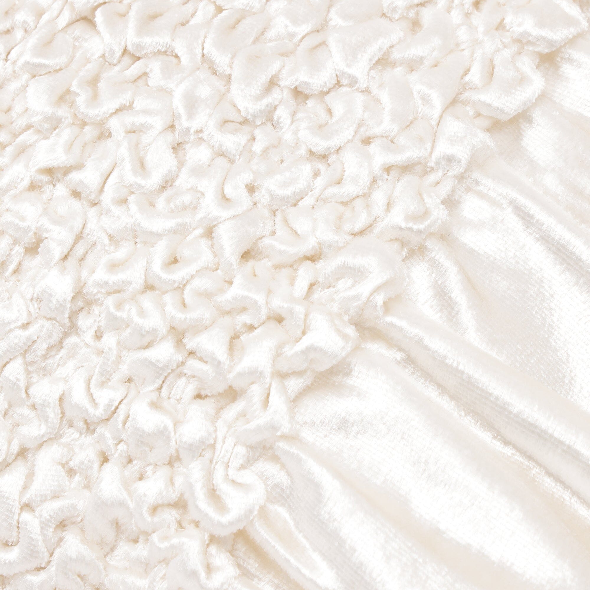 Smocking Cushion Cover 450 X 450 White