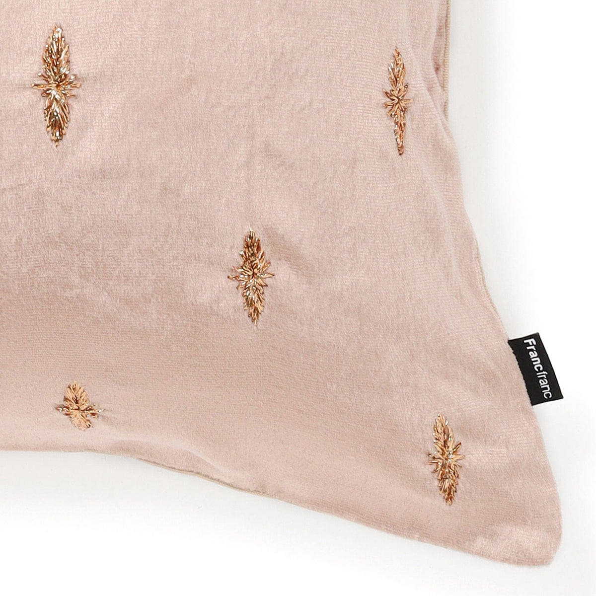 Twinkle Emb Cushion Cover 450 X 450 Light Pink