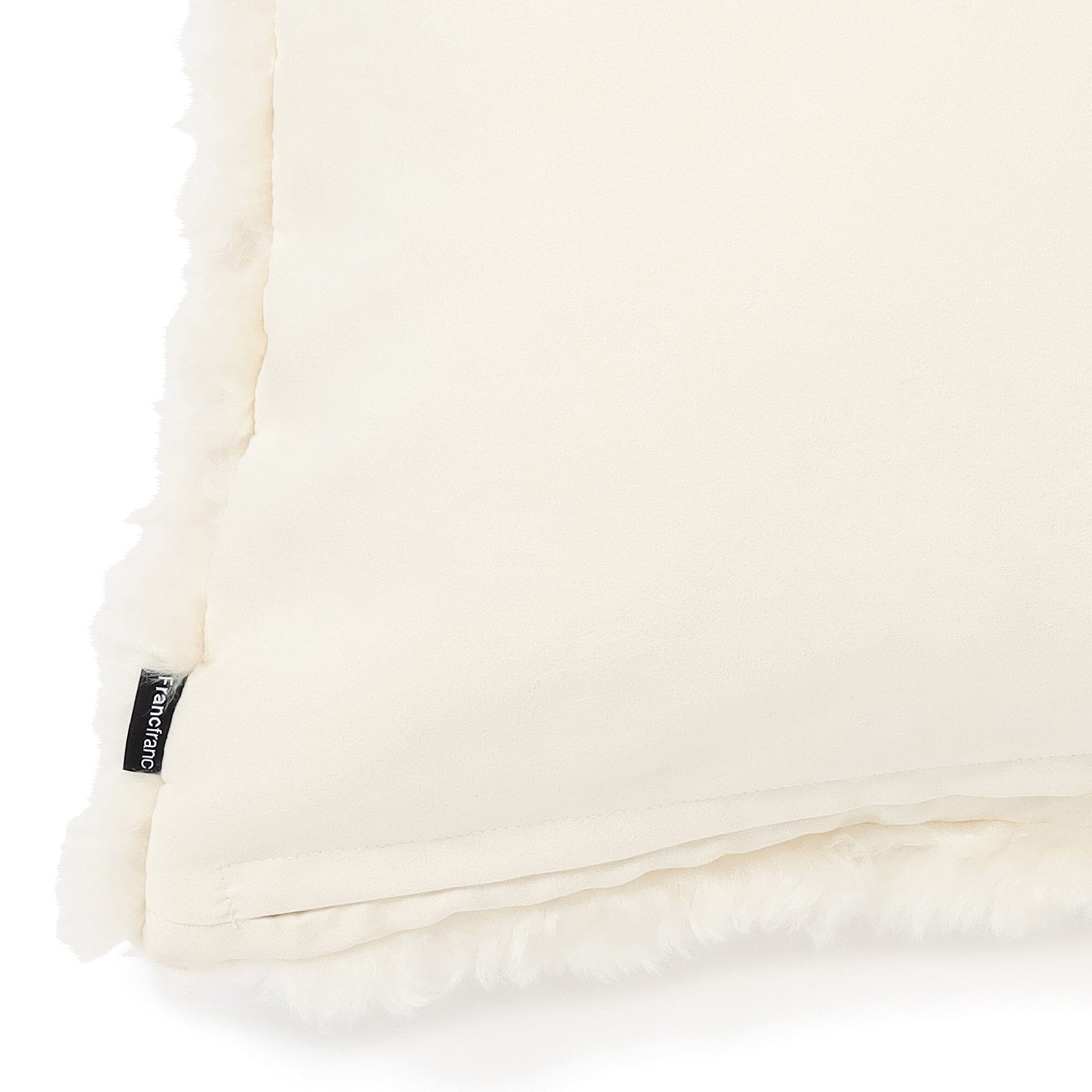 Ecofur Cushion Cover 450 X 450  Ivory