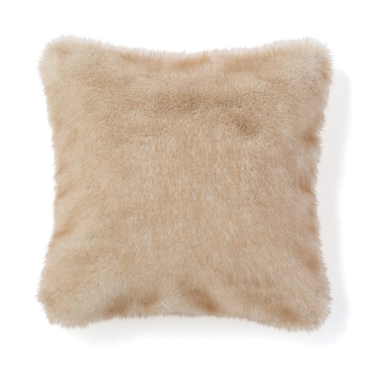 Eco Fur Cushion Cover 450 X 450 Cm Light Beige