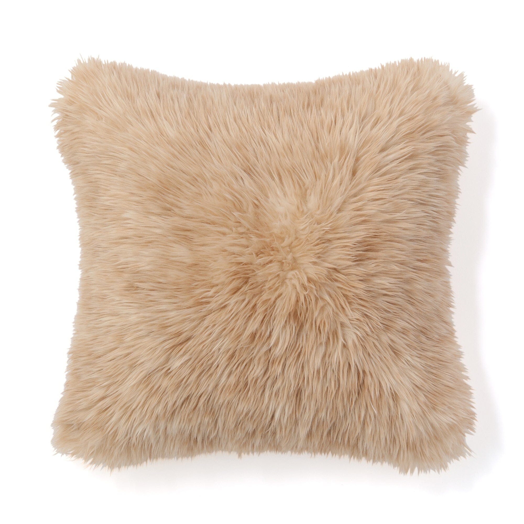 Eco Fur Cushion Cover 450 X 450 Cm Beige