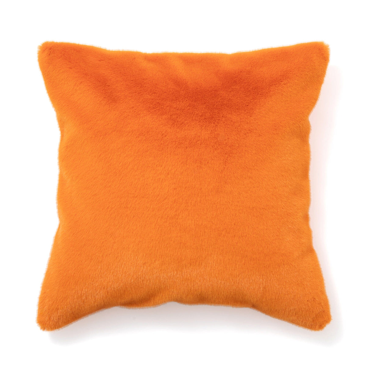 Eco Fur Cushion Cover 450X450 Orange