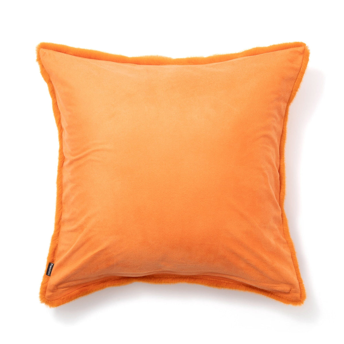 Eco Fur Cushion Cover 450X450 Orange