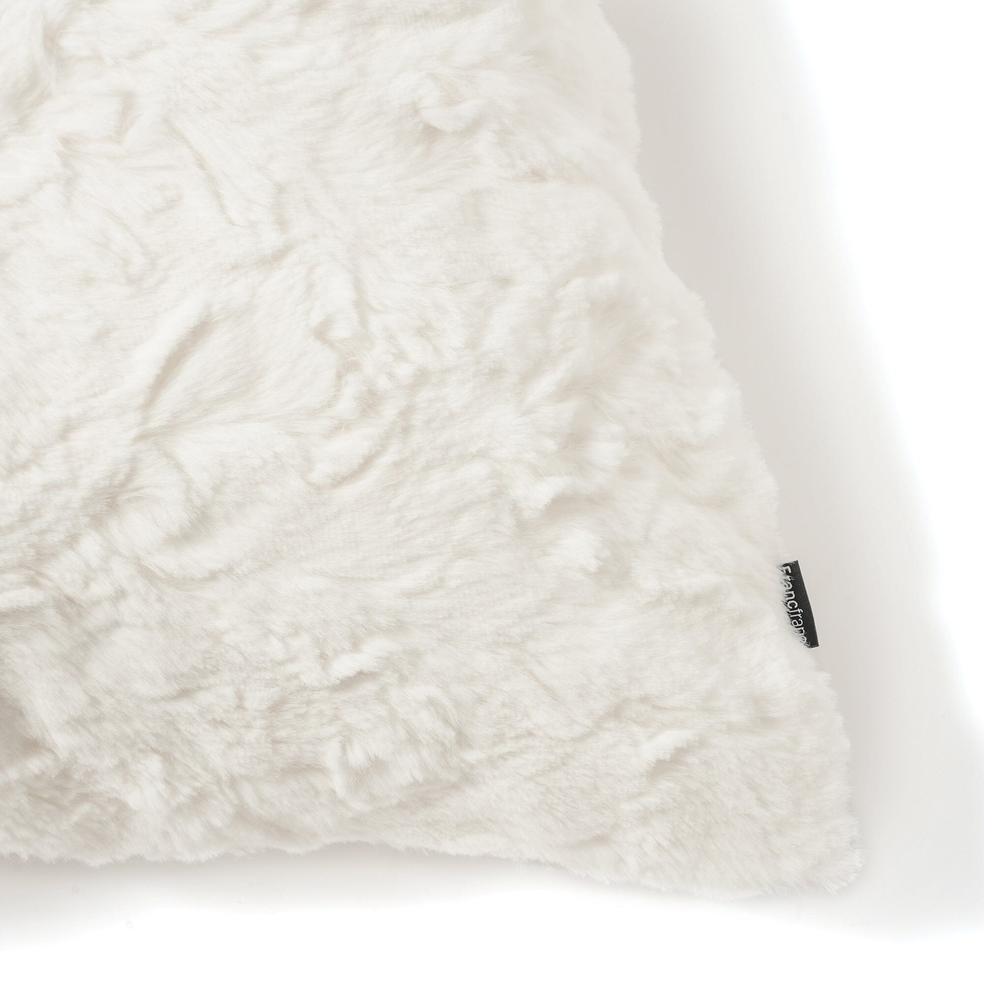 Eco Fur Cushion Cover 450X1000 White