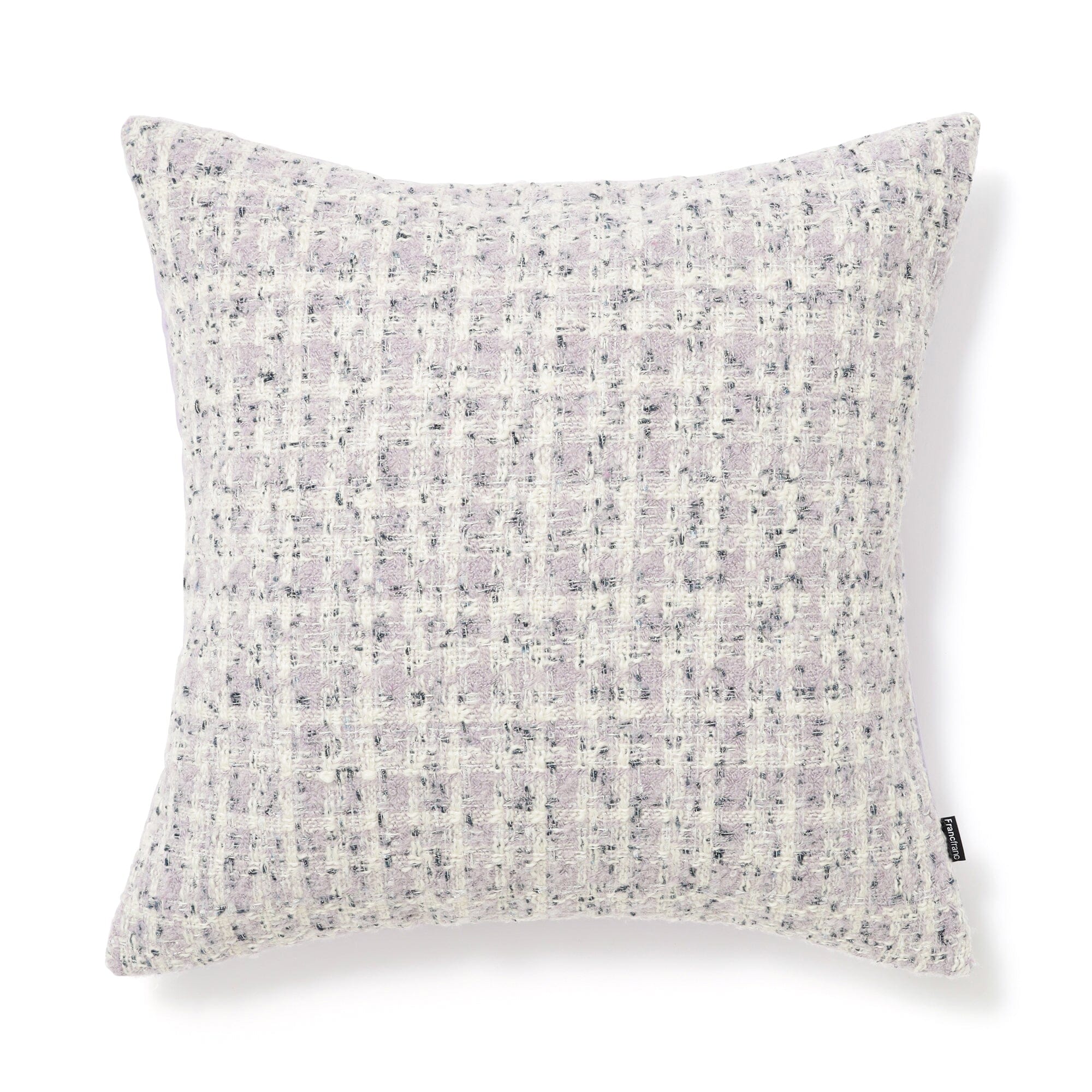 Fancy Tweed Cushion Cover 450 X 450  Purple