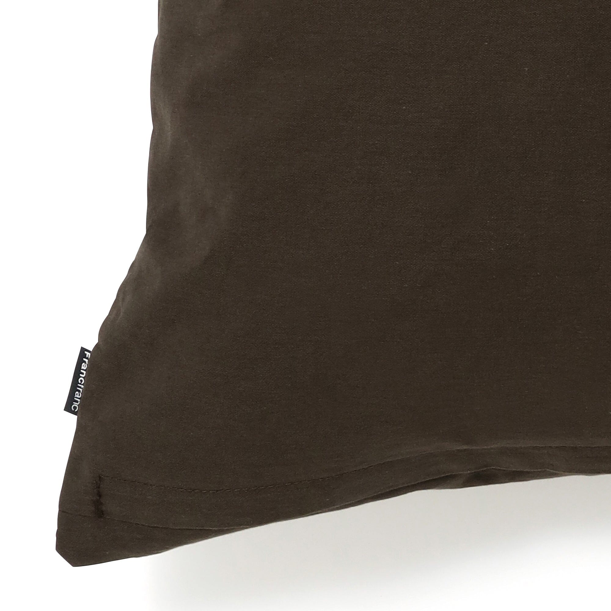 Jq Flower Cushion Cover 450 X 450  Dark Green