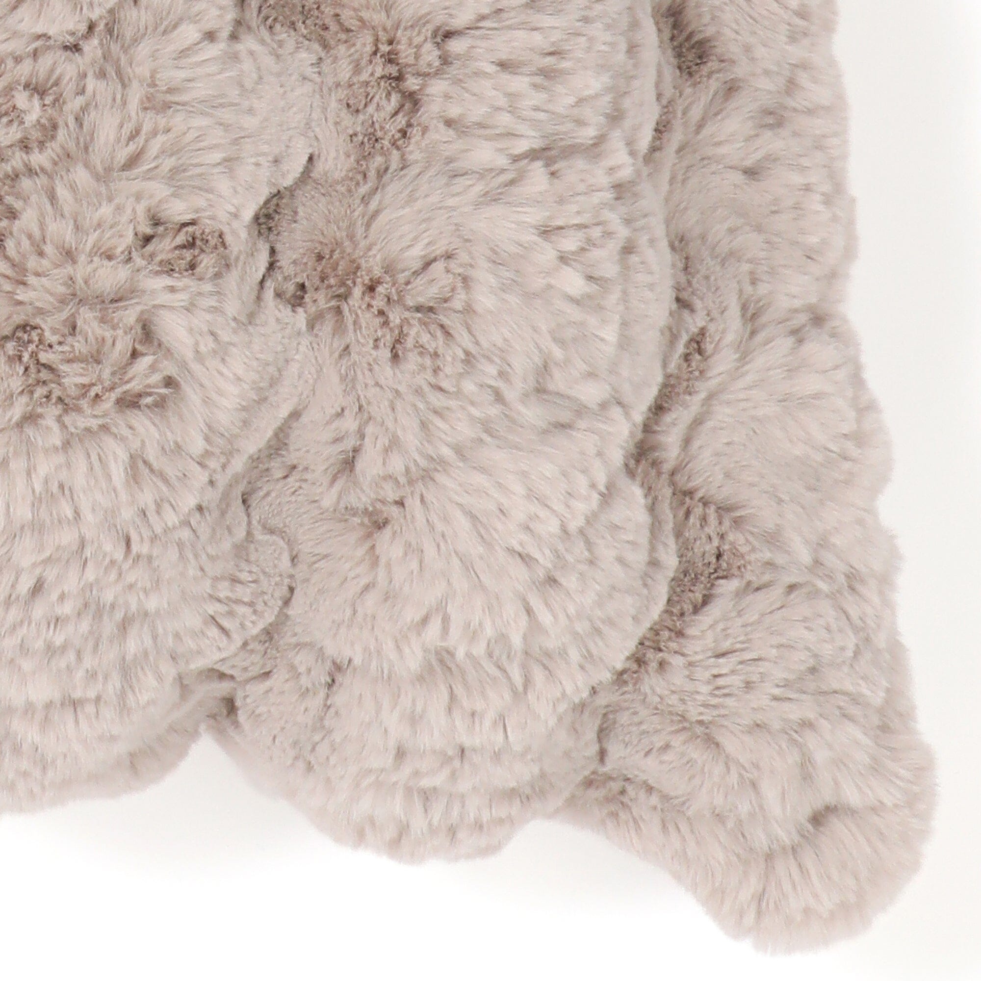 Eco Fur Cushion Cover 450 X 450 Cm Gray