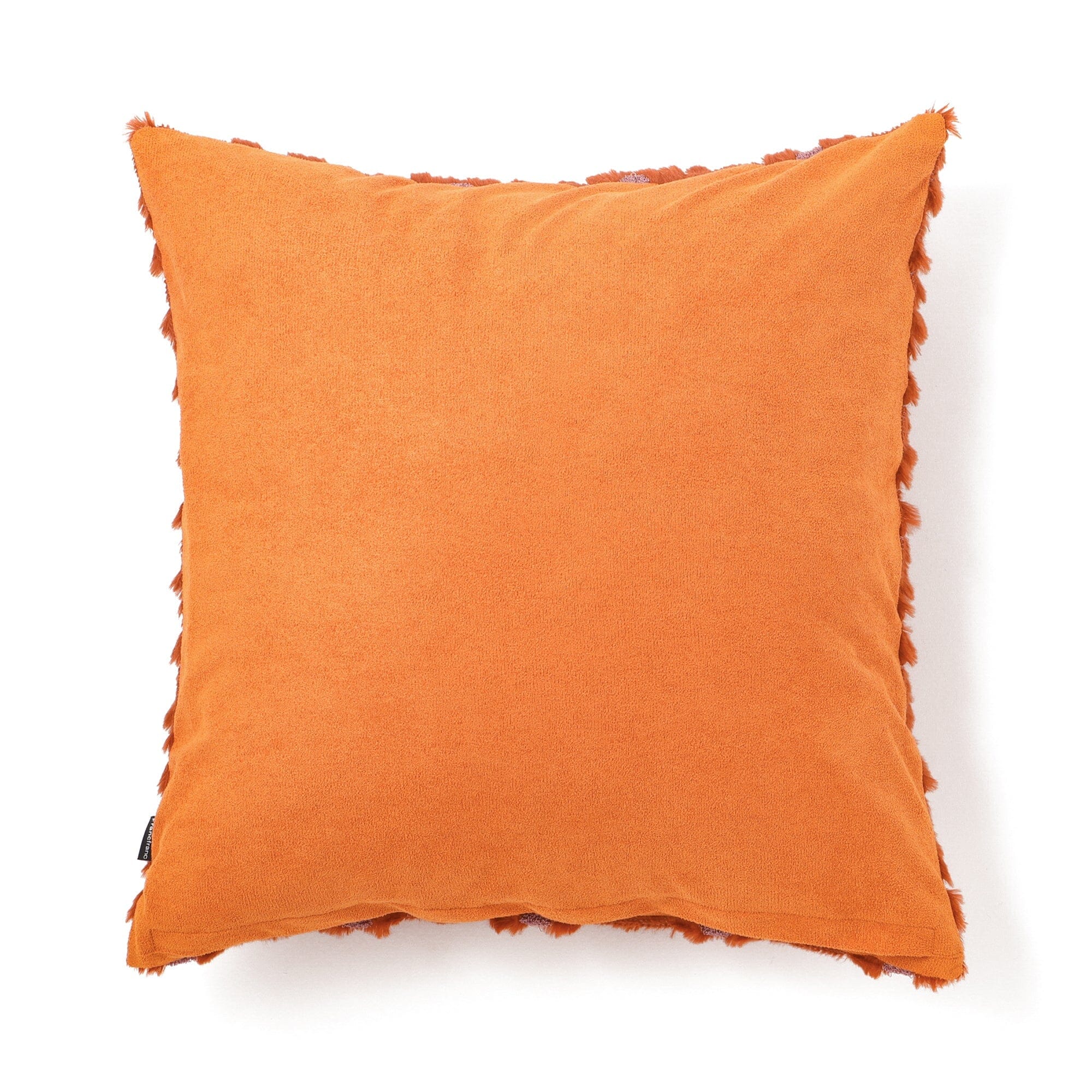 Eco Fur Cushion Cover 450X450 Orange