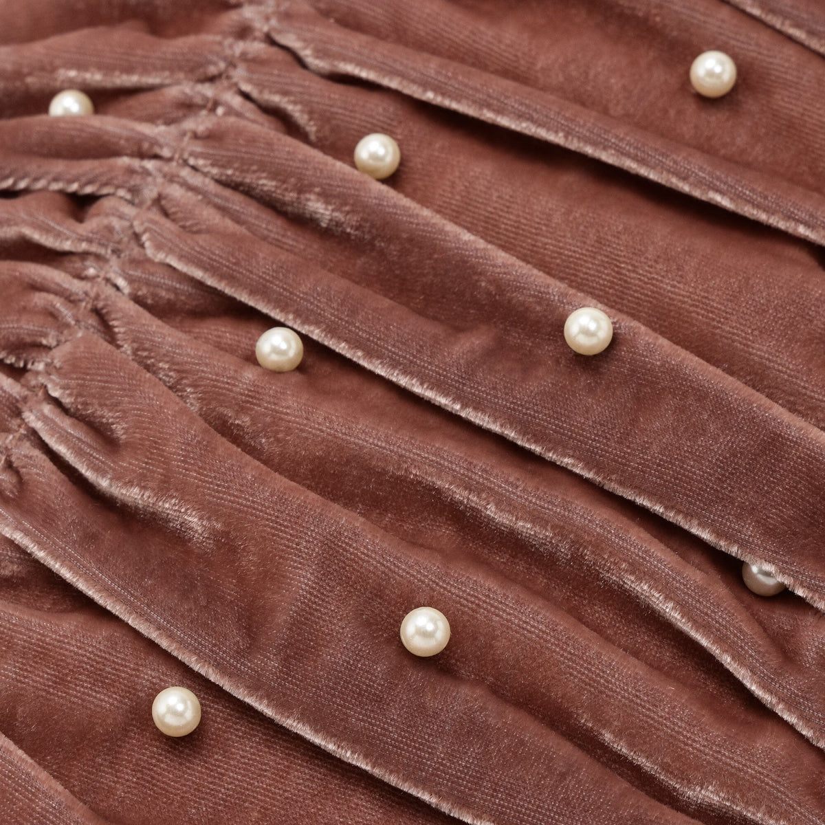 Velvet Pearl Cushion Cover 450 X 450  Pink