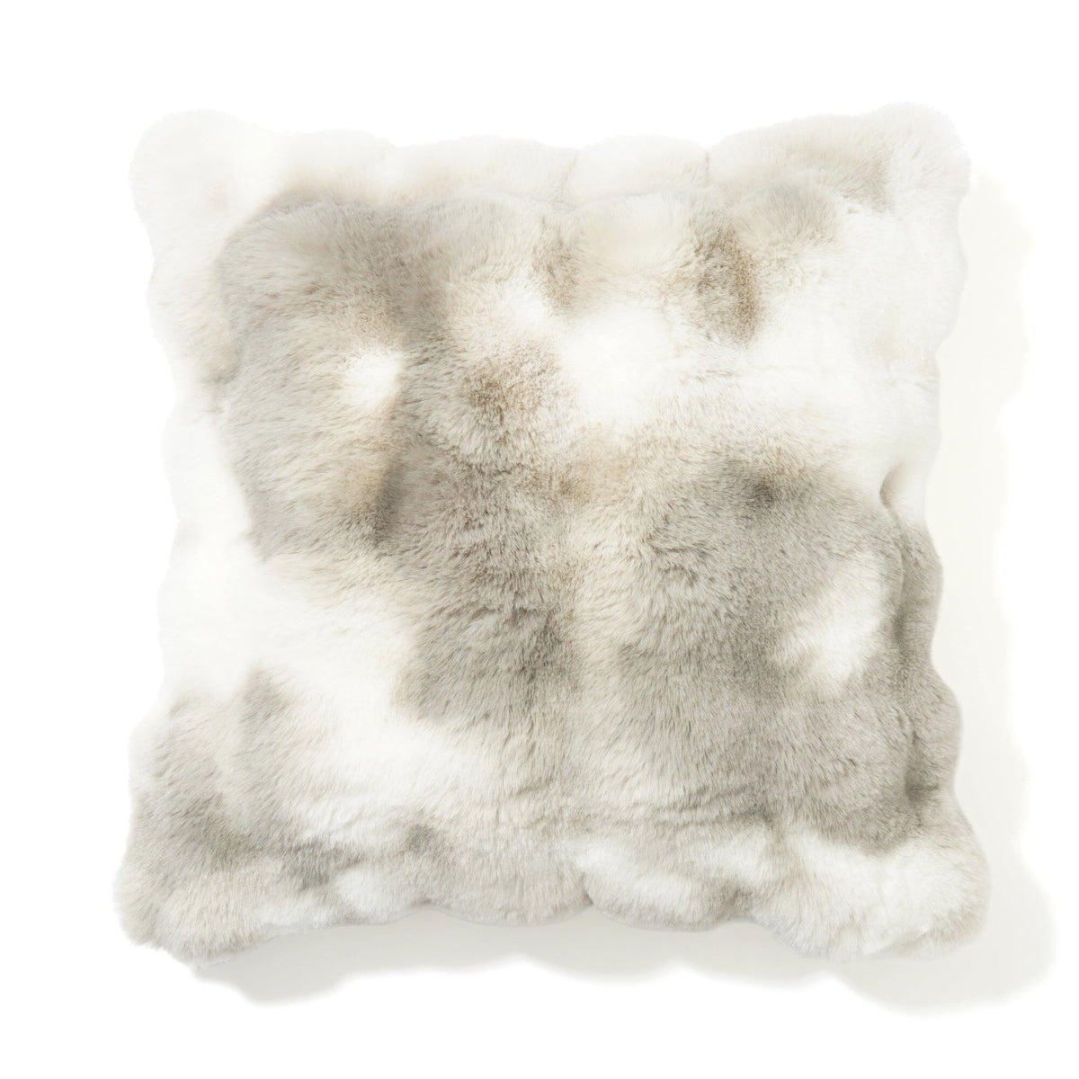 Eco Fur Cushion Cover 450X450 Gray