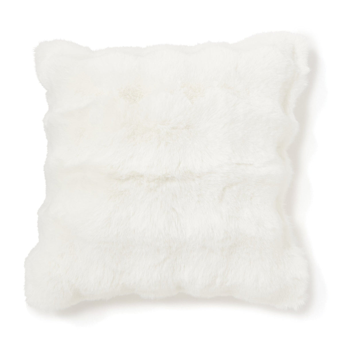 Eco Fur Cushion Cover 450X450 White