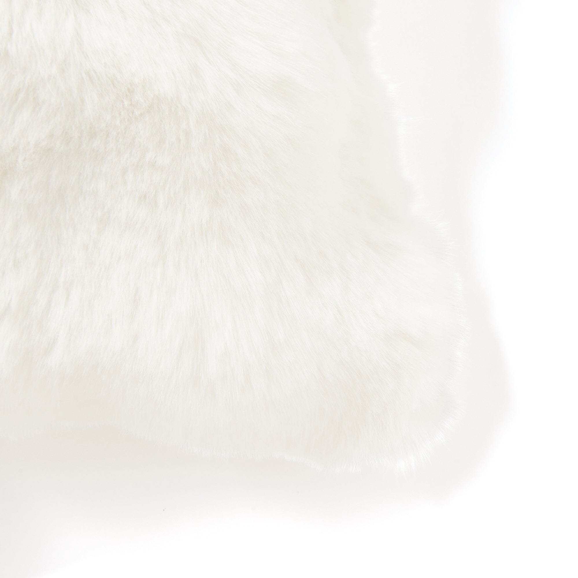 Eco Fur Cushion Cover 450X450 White