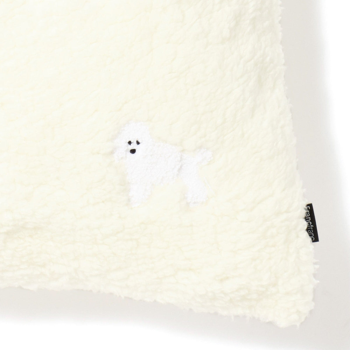 Eco Fur Cushion Cover 450X450 White