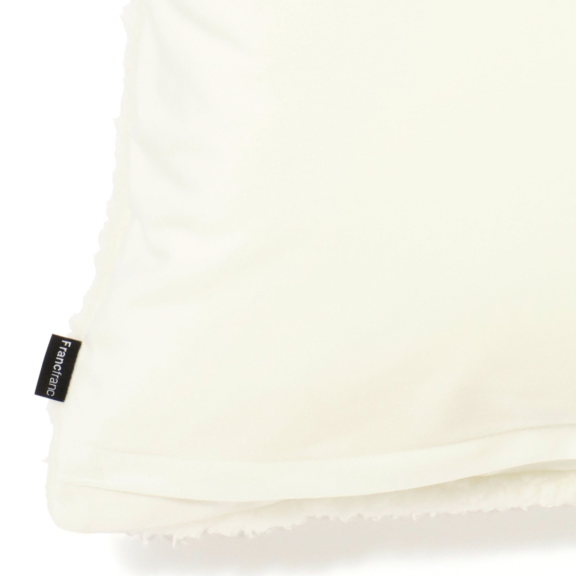 Eco Fur Cushion Cover 450X450 White