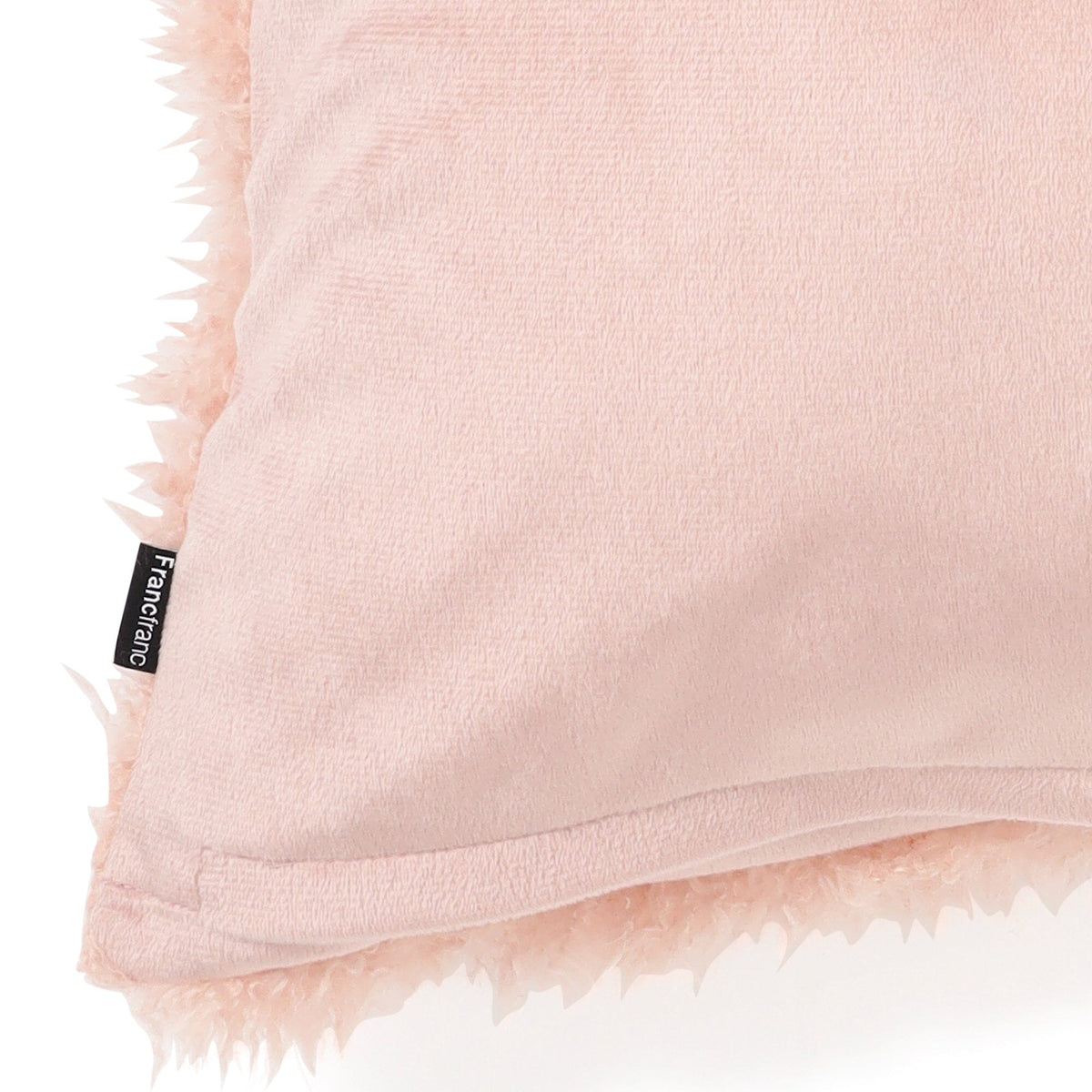 Eco Fur Cushion Cover 450X450 Pink