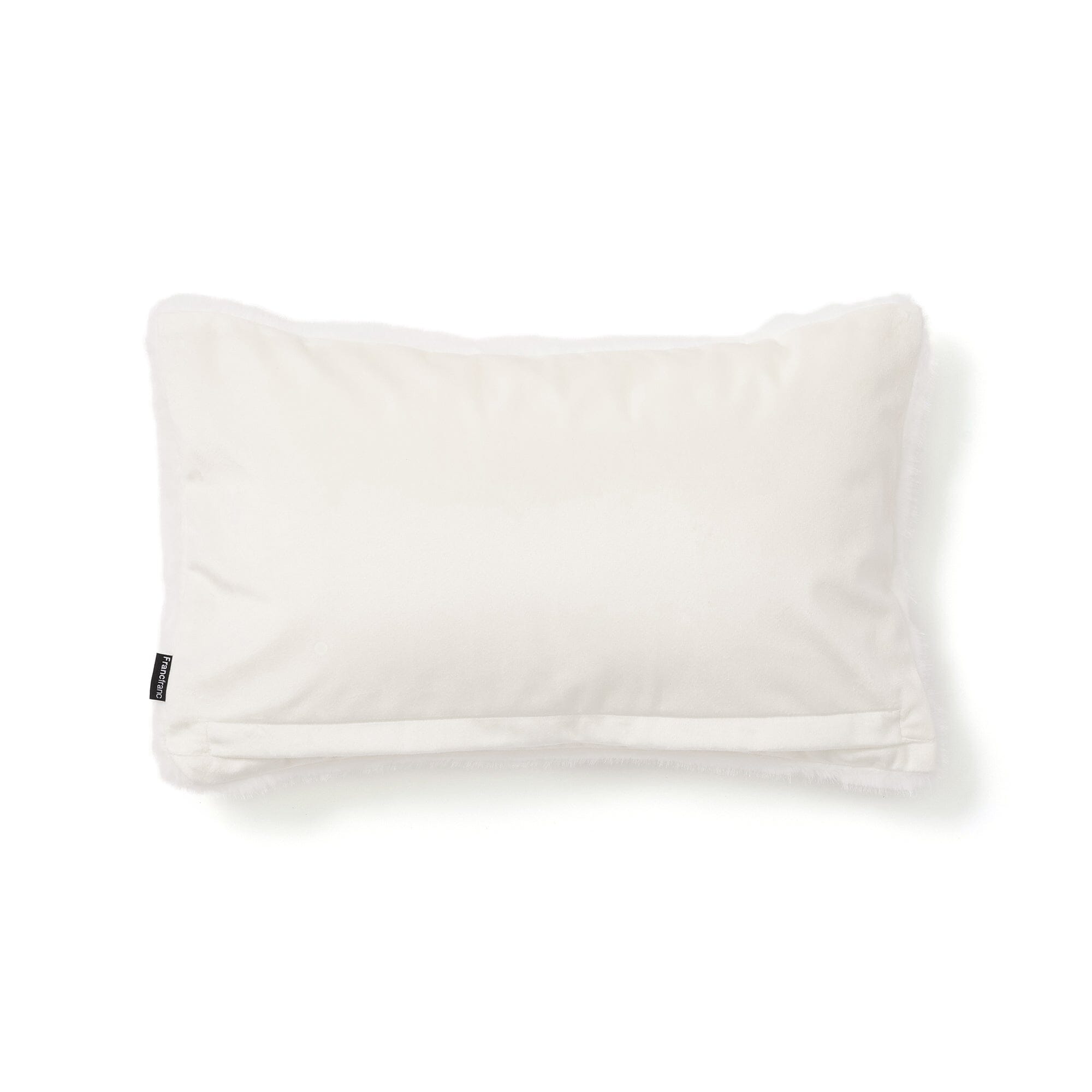 Eco Fur Cushion Cover 250 X 400 White