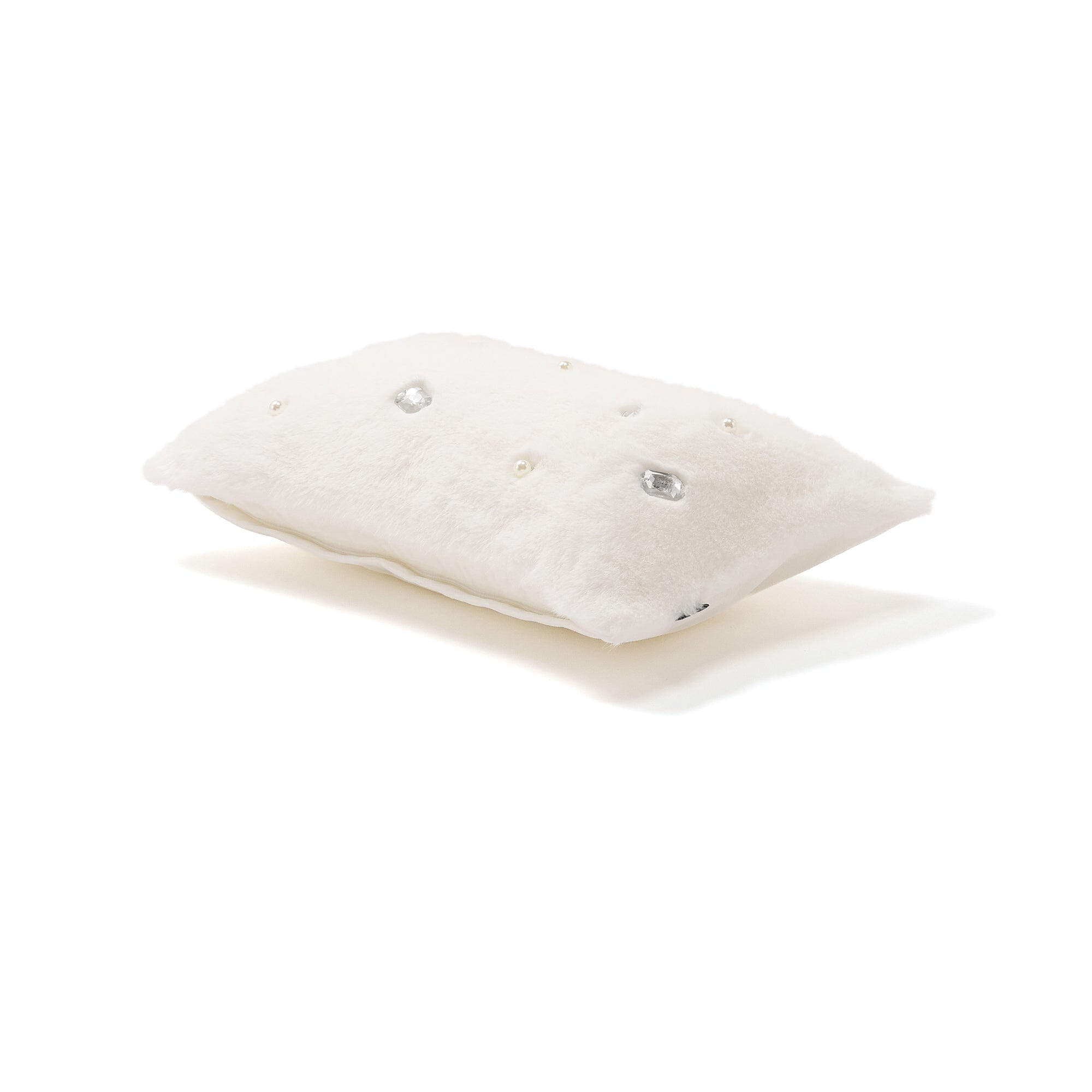 Eco Fur Cushion Cover 250 X 400 White