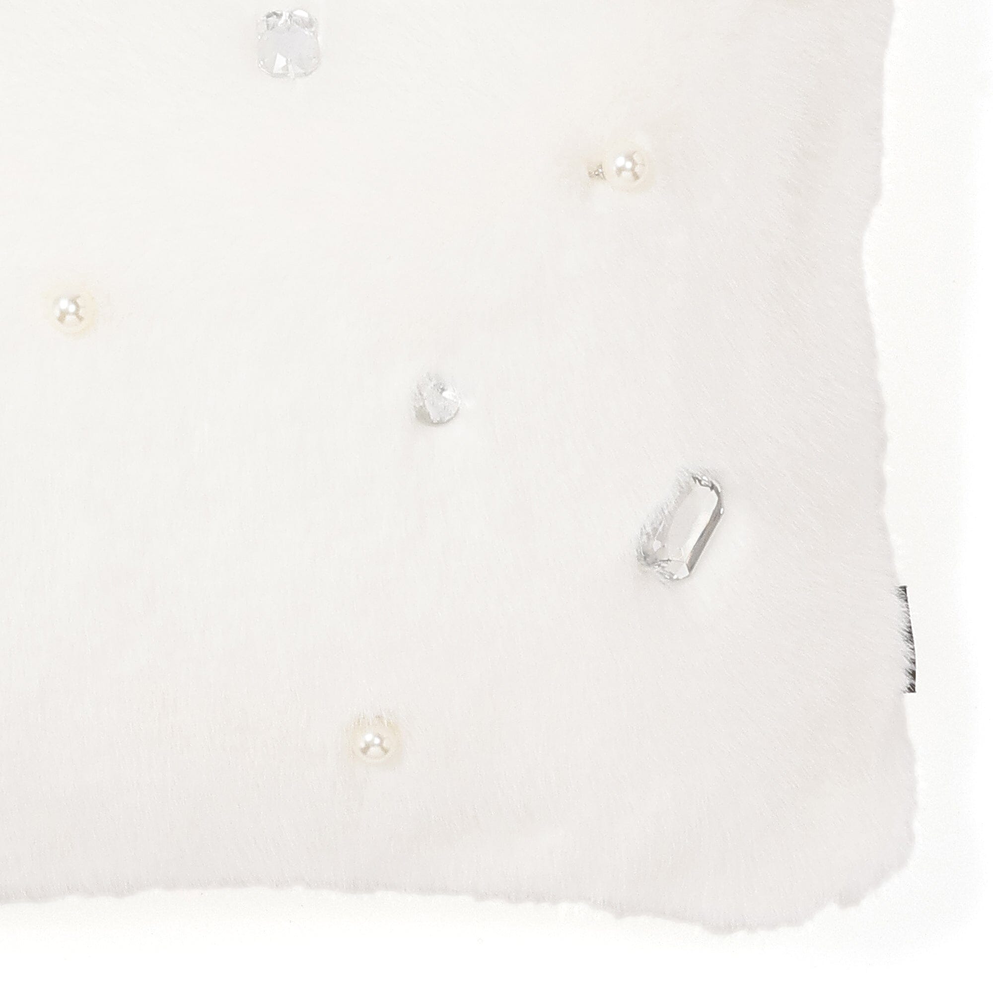 Eco Fur Cushion Cover 250 X 400 White
