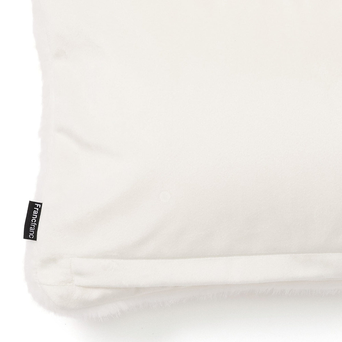 Eco Fur Cushion Cover 250 X 400 White