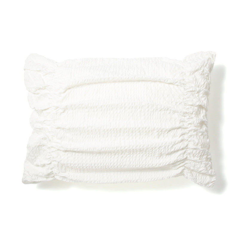 FUWARO 涼感枕頭套 皺褶 700 X 500 白色