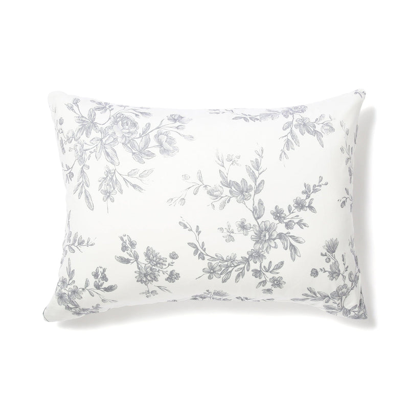 Fuwaro Cooling Pillow Cover Classic Flower 700 X 500 Gray