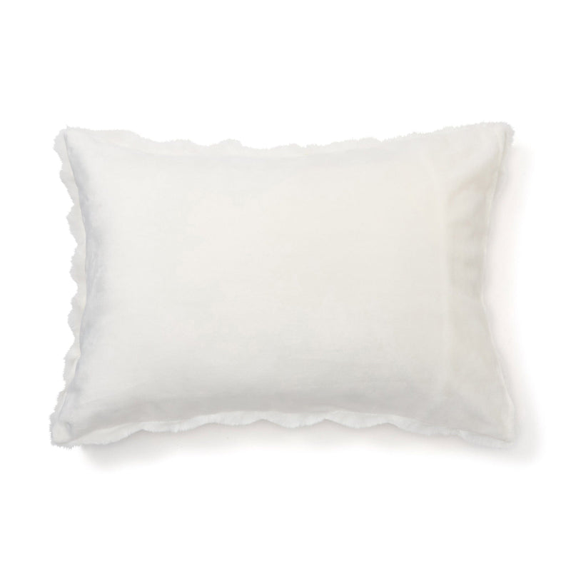 WARMY Pocomoko Fur Pillow Case 700 x 500 White