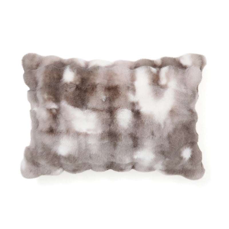 WARMY Pocomoko Fur Pillow Case 700 x 500 Grey