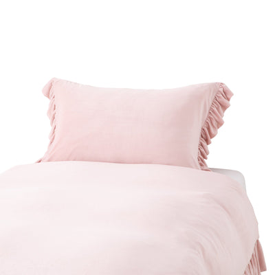 Warmy Argan Oil Frill Pillow  Case 700 X 500Pink