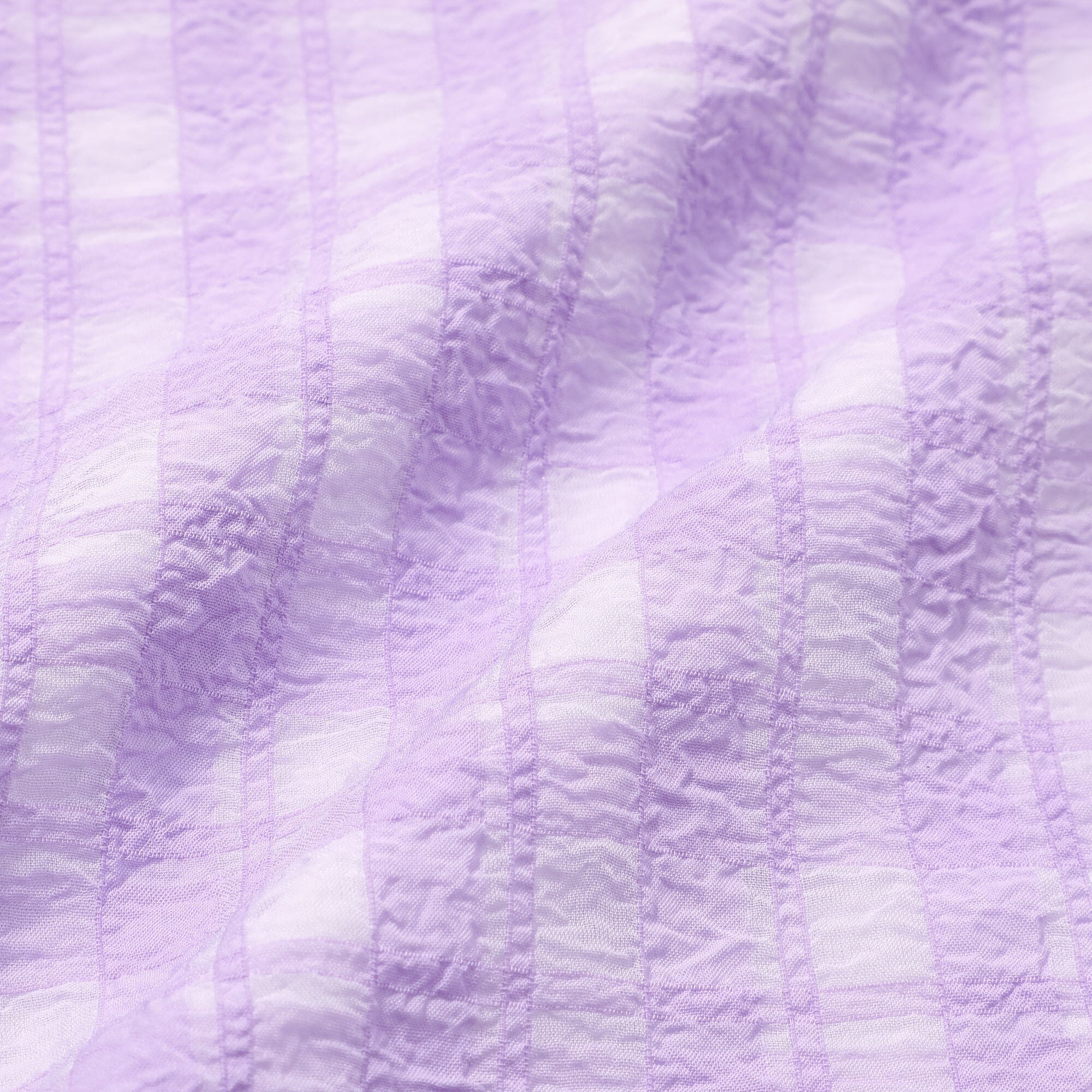 Sheer Check Ruffle Pillowcase 700 X 500 Purple