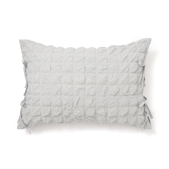 Sheersucker Check Pillowcase 700 X 500 Light Blue