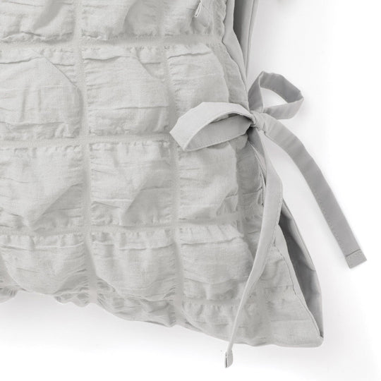 Sheersucker Check Pillowcase 700 X 500 Light Blue