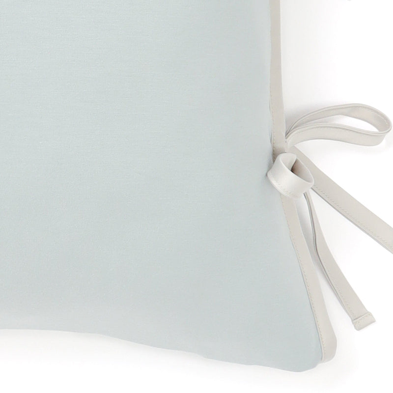Cica Satin Ribbon Pillowcase 700 X 500 Blue
