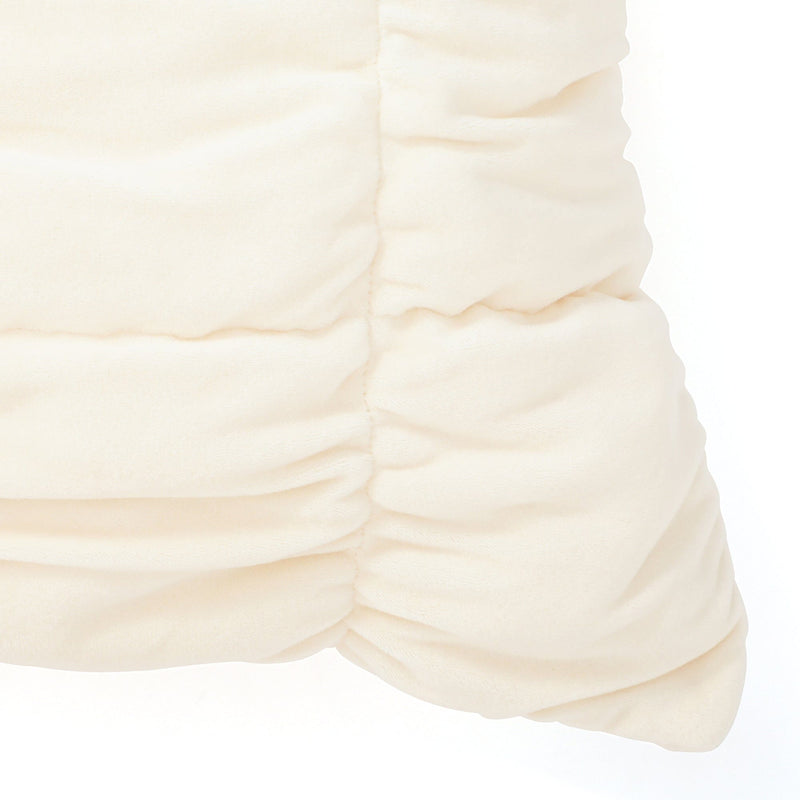 Warmy Square Quilt Pillowcase 700X500Mm Ivory