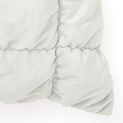 Warmy Square Quilt Pillowcase 700X500 Gray