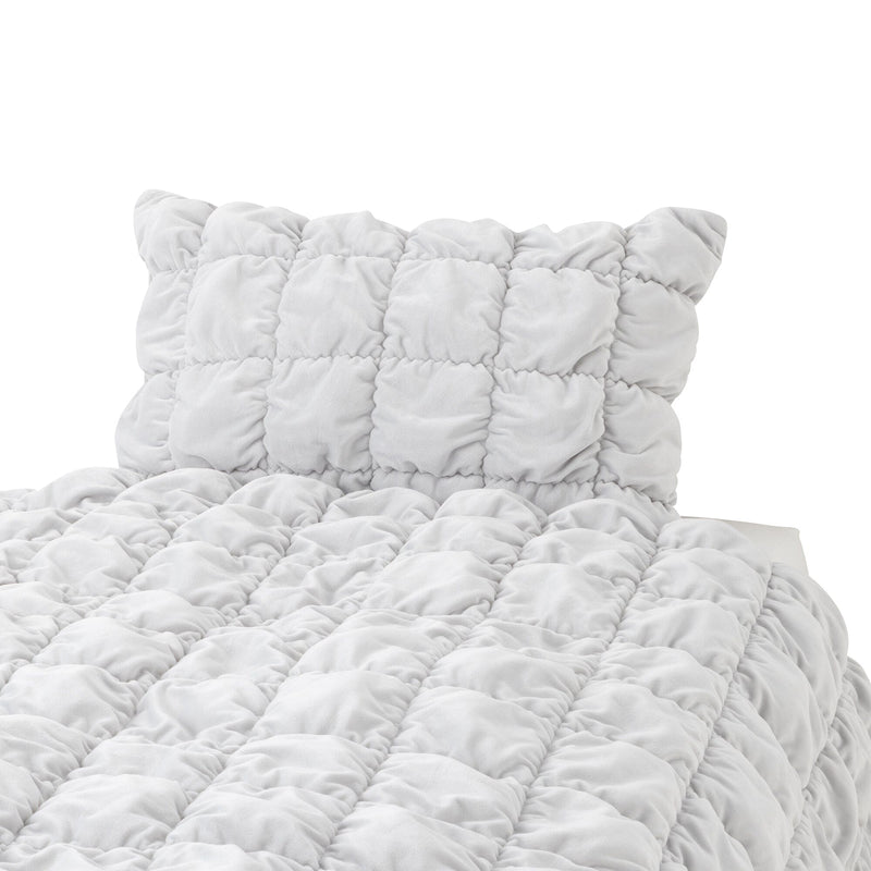 Warmy Square Quilt Pillowcase 700X500 Gray