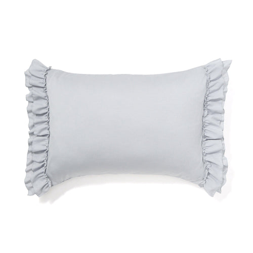 Fuwaro Cooling Pillow Cover  Frill Gray