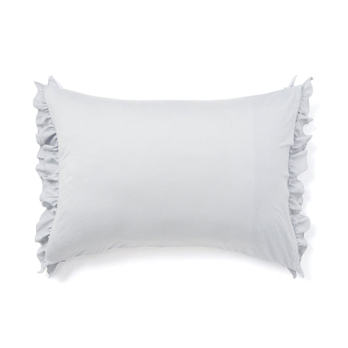 Fuwaro Cooling Pillow Cover  Frill Gray