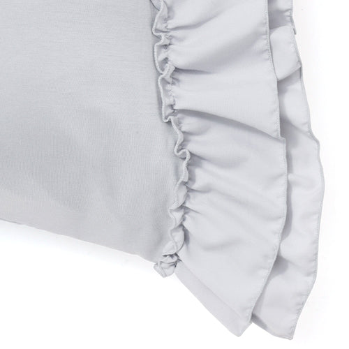 Fuwaro Cooling Pillow Cover  Frill Gray