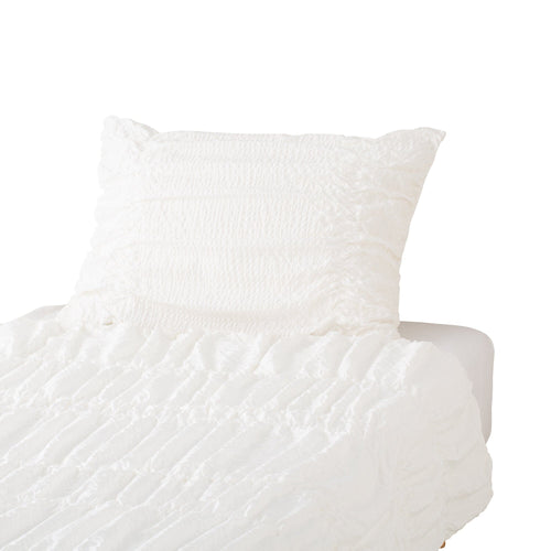 Fuwaro Cooling Pillow Cover Gather White