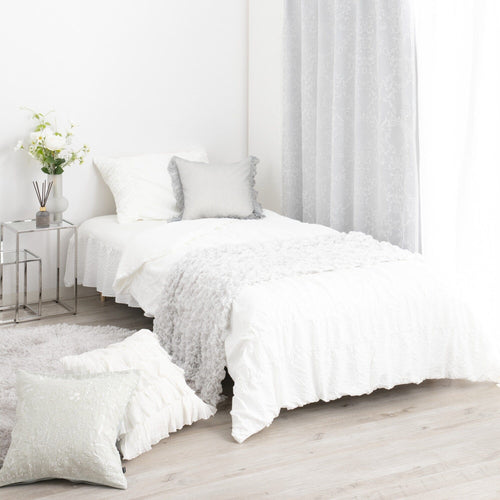 Fuwaro Cooling Pillow Cover Gather White